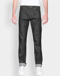 The Unbranded Brand Tapered Fit 14.5oz Black Selvedge Jeans