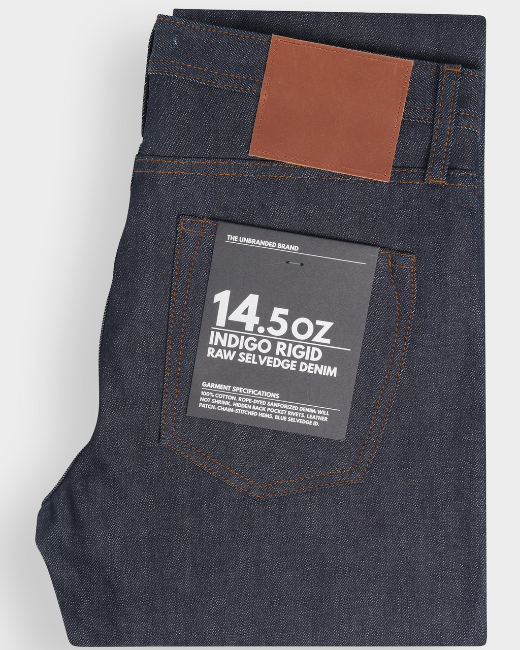 The Unbranded Brand Skinny Fit 14.5oz Indigo Selvedge Jeans
