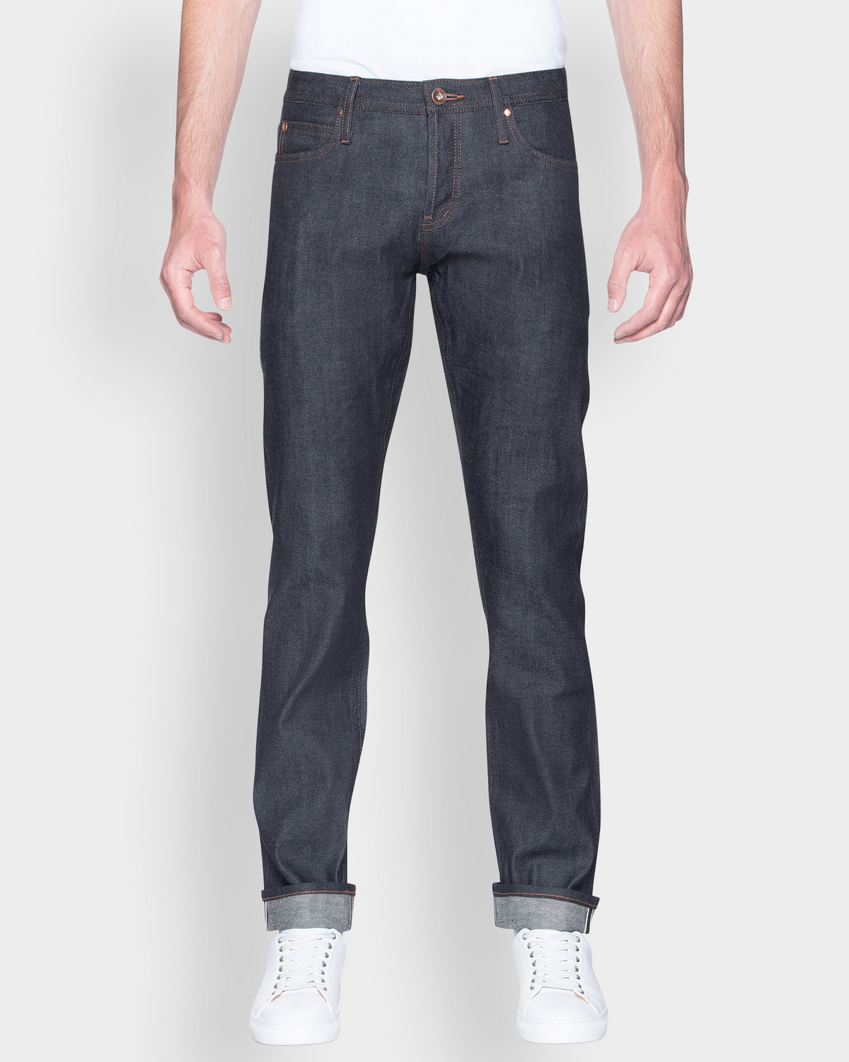 The Unbranded Brand Skinny Fit 11oz Stretch Selvedge Jeans