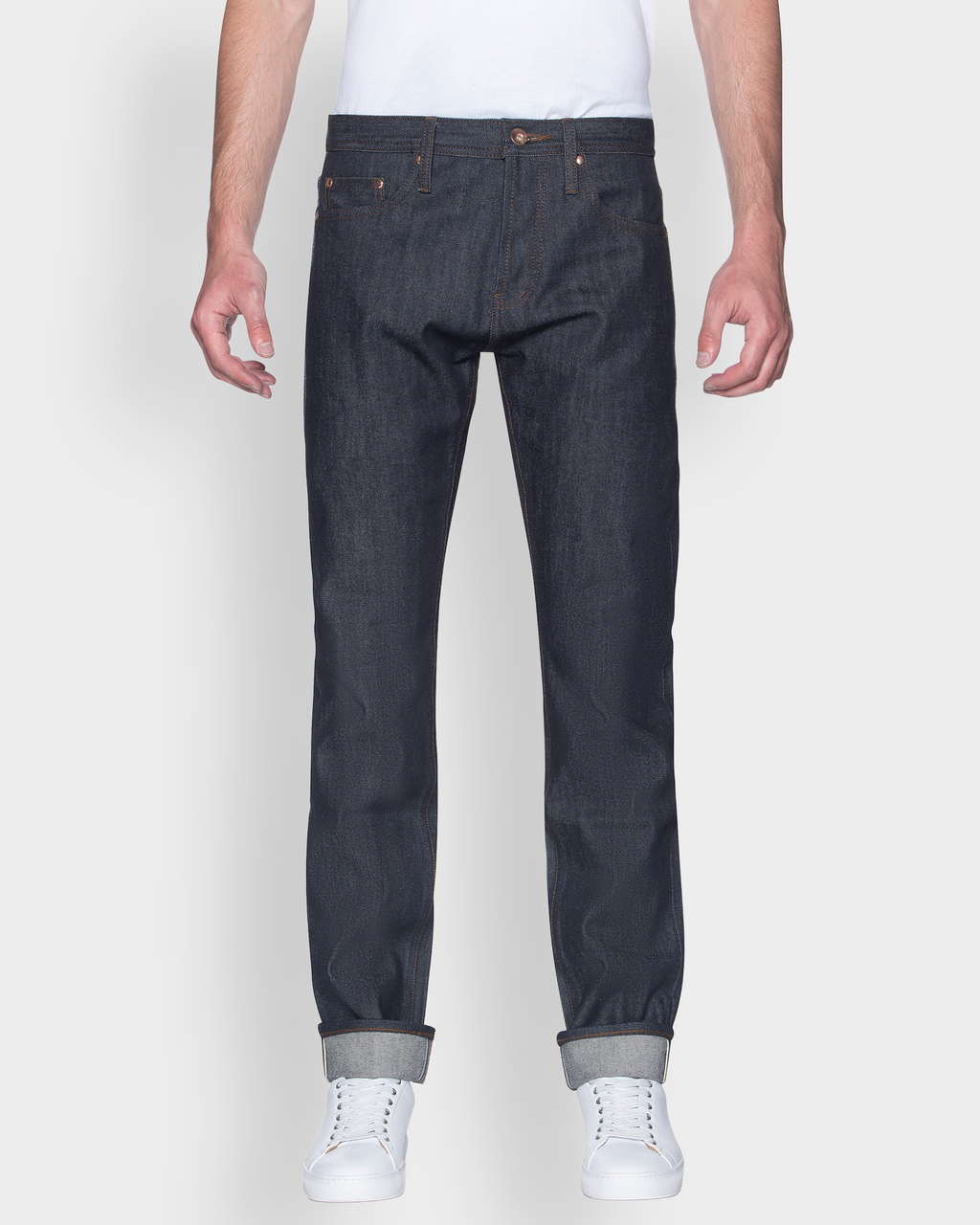 The Unbranded Brand Tapered Fit 14.5oz Indigo Selvedge Jeans