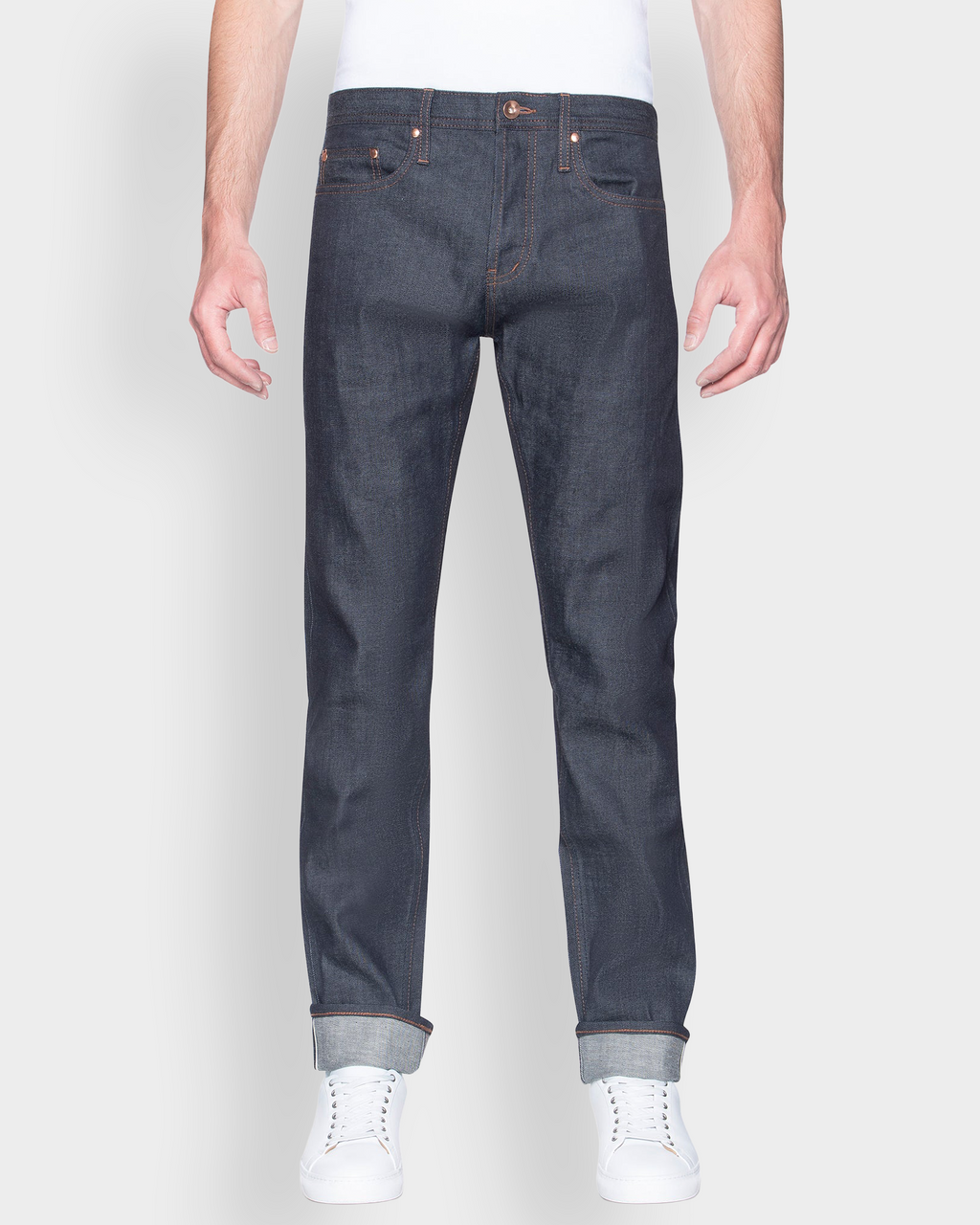 The Unbranded Brand Tapered Fit 11oz Stretch Selvedge Jeans