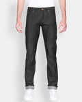 The Unbranded Brand Skinny Fit 14.5oz Black Selvedge Jeans