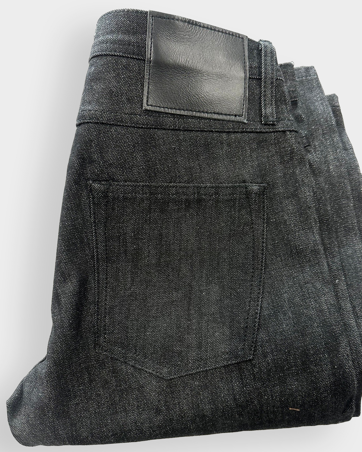 The Unbranded Brand Skinny Fit 14.5oz Black Selvedge Jeans